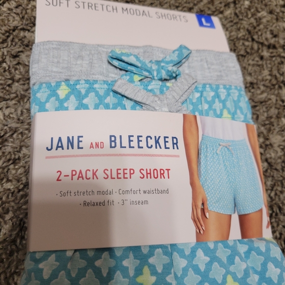 2 Pack Sleep Shorts Stretch Pajamas Small - Picture 3 of 9